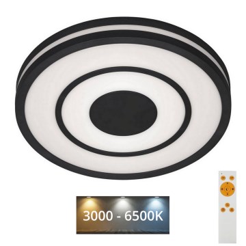 Briloner - LED Aptumšojama griestu lampa RIPPLE LED/24W/230V 3000-6500K + tālvadības pults