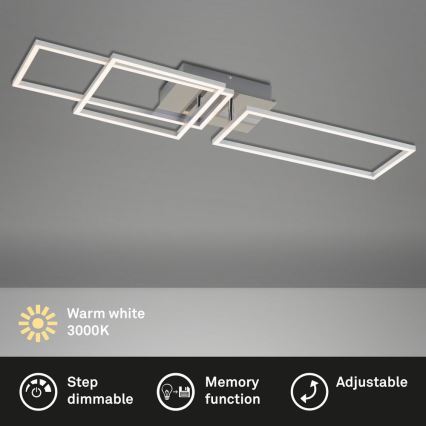 Briloner - LED Aptumšojama virsapmetuma lustra FRAME LED/44W/230V