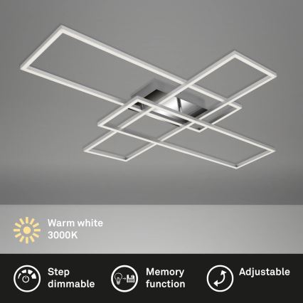 Briloner - LED Aptumšojama virsapmetuma lustra FRAME LED/50W/230V