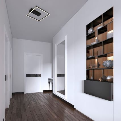 Briloner - LED griestu gaismeklis FRAME LED/14W/230V 3000K 30x32 cm melns
