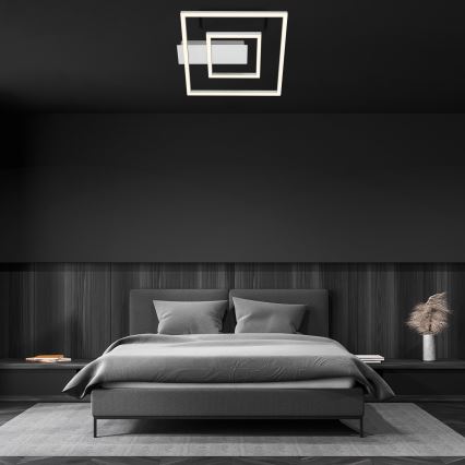 Briloner - LED griestu gaismeklis FRAME LED/22W/230V 3000K 30x32 cm matēts hroms