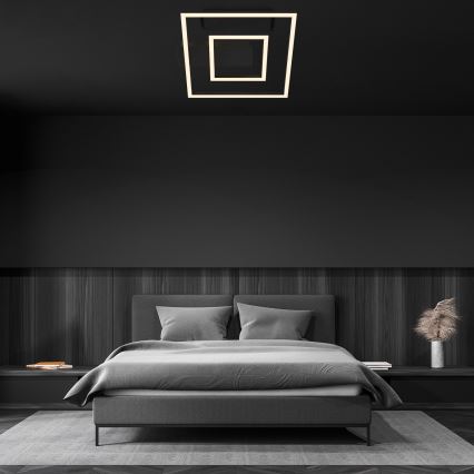 Briloner - LED griestu lampa FRAME LED/22W/230V 3000K 30x32 cm melna
