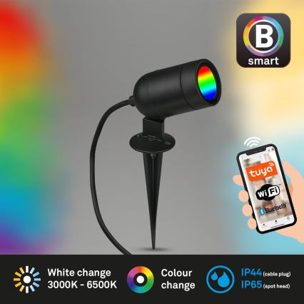 Briloner - LED RGBW Regulējams āra gaismeklis LED/4,4W/230V 2700/4000/6500K IP44 Wi-Fi Tuya