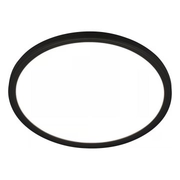 Briloner - LED vannas istabas griestu gaismeklis ar kustības sensoru MOVE LED/18W/230V IP44 Ø 29 cm melns