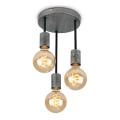 Briloner - Lustra ar auklu HENGA 3xE27/60W/230V