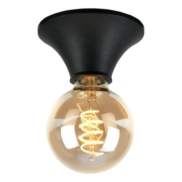 Briloner - Vannas istabas griestu lampa 1xE27/10W/230V IP44 melna