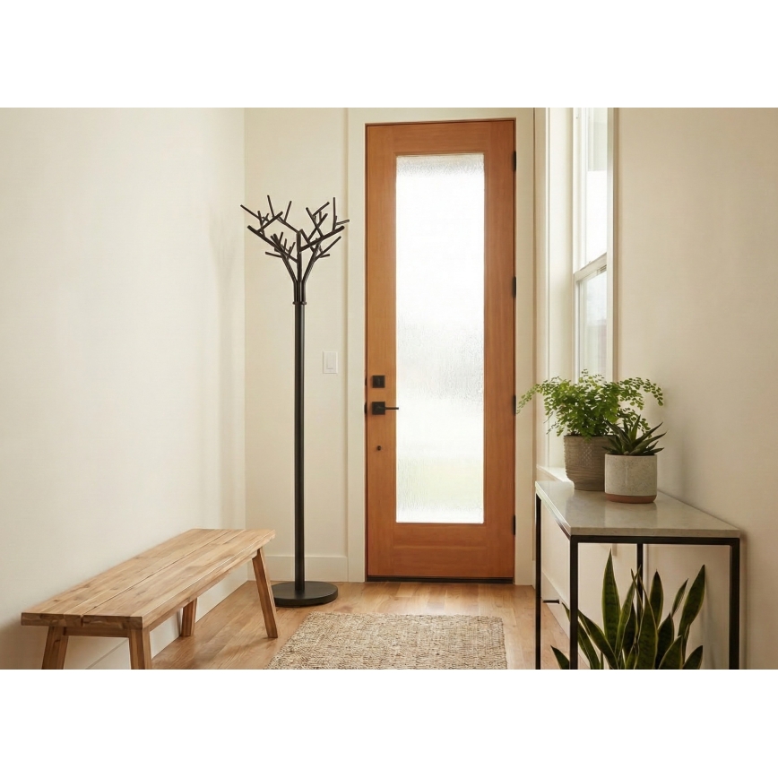 Brīvi stāvošs drēbju pakaramais 180x40 cm BRANCHE melns