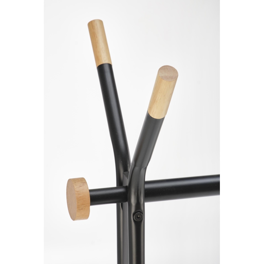 Brīvi stāvošs drēbju pakaramais CHENE, 165 x 91 cm, melns