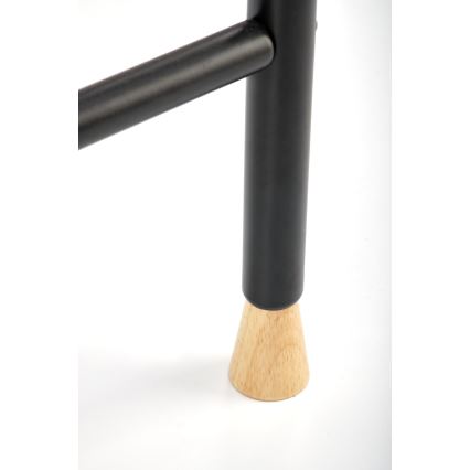 Brīvi stāvošs drēbju pakaramais CHENE, 165 x 91 cm, melns