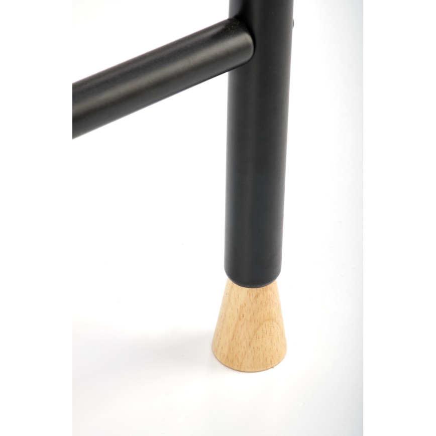 Brīvi stāvošs drēbju pakaramais CHENE, 165 x 91 cm, melns