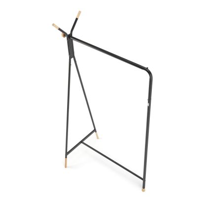 Brīvi stāvošs drēbju pakaramais CHENE, 165 x 91 cm, melns