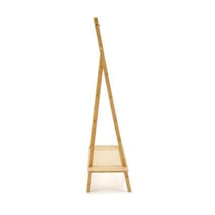Brīvi stāvošs drēbju pakaramais LEGNO 168x68 cm, rotangs