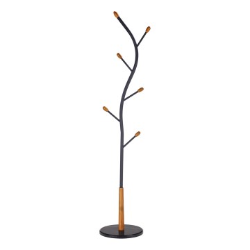 Brīvi stāvošs drēbju pakaramais STILE 186x38 cm, melns