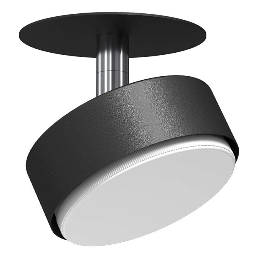 Brosline - Griestu iebūvējamais prožektors 1xGX53/9W/230V melns