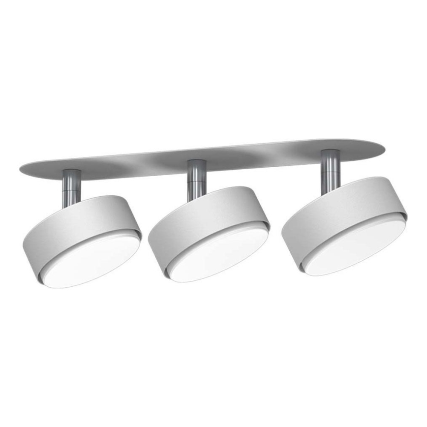 Brosline - Griestu iebūvējamais punktveida gaismeklis 3xGX53/9W/230V, balts