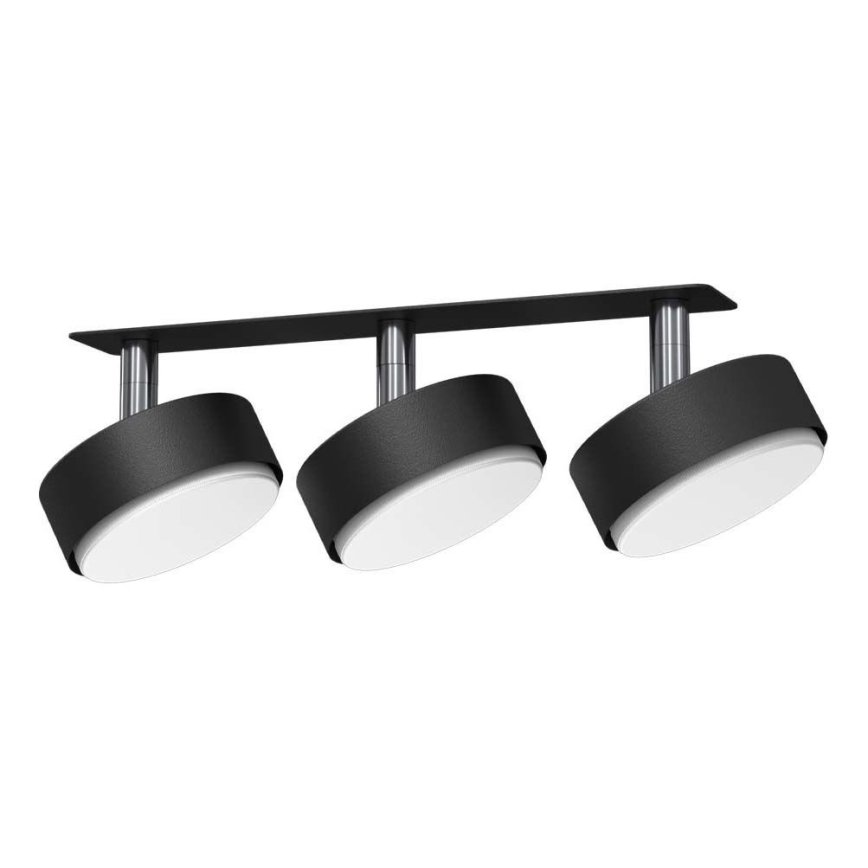 Brosline - Iebūvējamais griestu prožektors 3xGX53/9W/230V melns