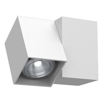 Brosline - Sienas punktveida gaismeklis 1xGU10/10W/230V balts
