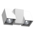 Brosline - Sienas punktveida gaismeklis 1xGU10/10W/230V balts
