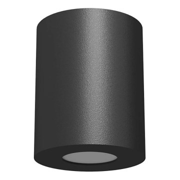 Brosline - Vannas istabas virziena gaismeklis 1xGU10/10W/230V IP44 melns