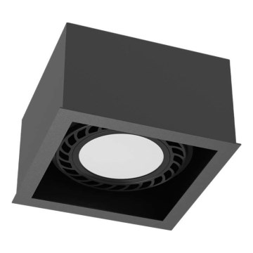 Brosline - Virzāmais gaismeklis 1xGU10/18W/230V melns