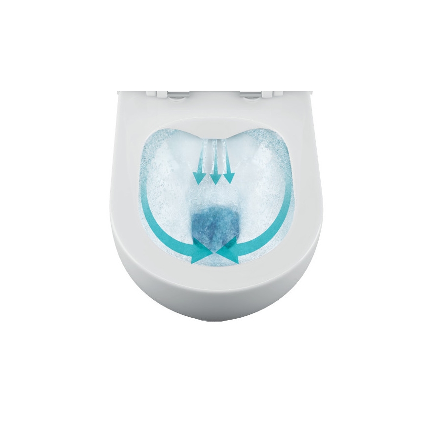 Bruckner - Rimless piekarams WC WALTER keramika/balts