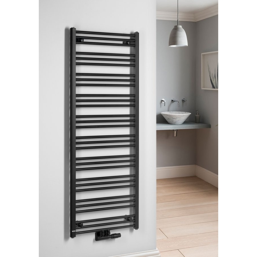 Bruckner - Vannas istabas radiators ALBRECHT 157x60 cm matēts melns