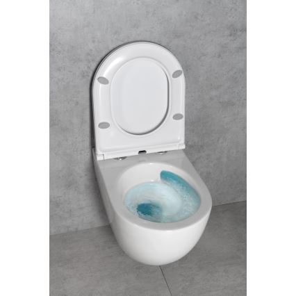 Bruckner - Vortex Rimless piekarams WC FULDA keramika/balts