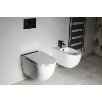 Bruckner - Vortex Rimless piekarams WC FULDA keramika/balts