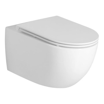 Bruckner - Vortex Rimless piekarams WC FULDA keramika/balts
