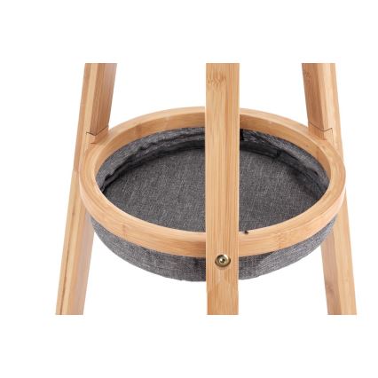 Brūns brīvstāvošs drēbju pakaramais 177x52 cm