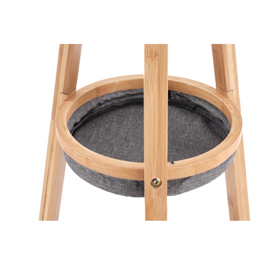 Brūns brīvstāvošs drēbju pakaramais 177x52 cm