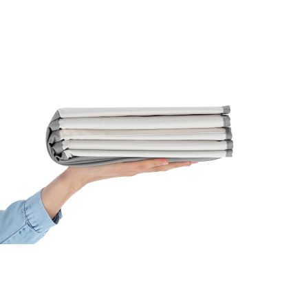 Bumbiņu baiseins bērniem d. 80 cm balta/pelēka