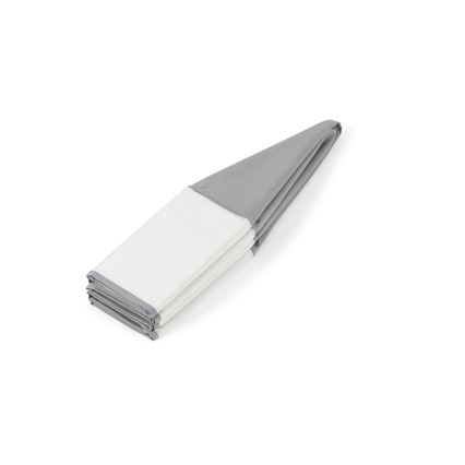 Bumbiņu baiseins bērniem d. 80 cm balta/pelēka