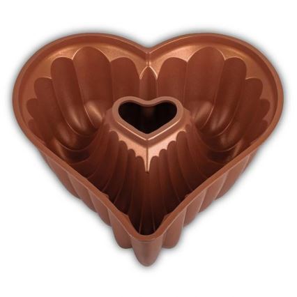 Bundt kūkas forma KITCHISIMO sirds/vara krāsā
