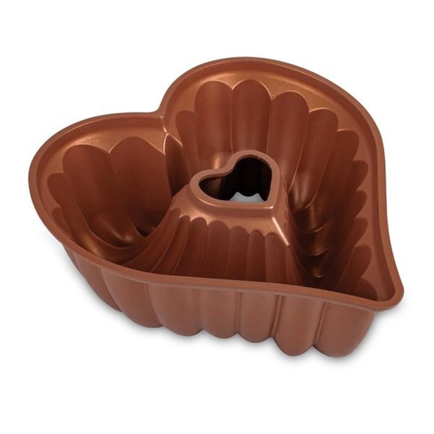 Bundt kūkas forma KITCHISIMO sirds/vara krāsā