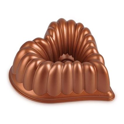 Bundt kūkas forma KITCHISIMO sirds/vara krāsā