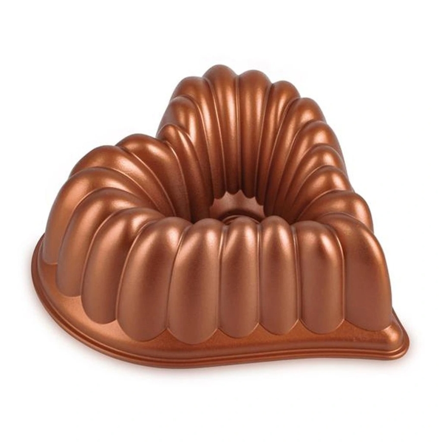 Bundt kūkas forma KITCHISIMO sirds/vara krāsā