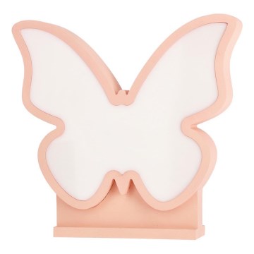 BUTTERFLY LED bērnu galda lampa LED/14W/230V rozā