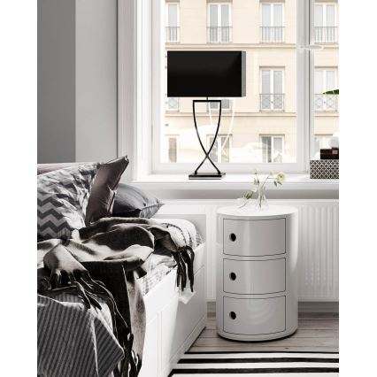 ByRydens - Galda lampa OMEGA 1xE27/5W/230V melna