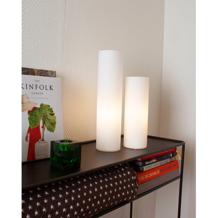 ByRydens - Galda lampa FLAKE 1xE27/8W/230V balta