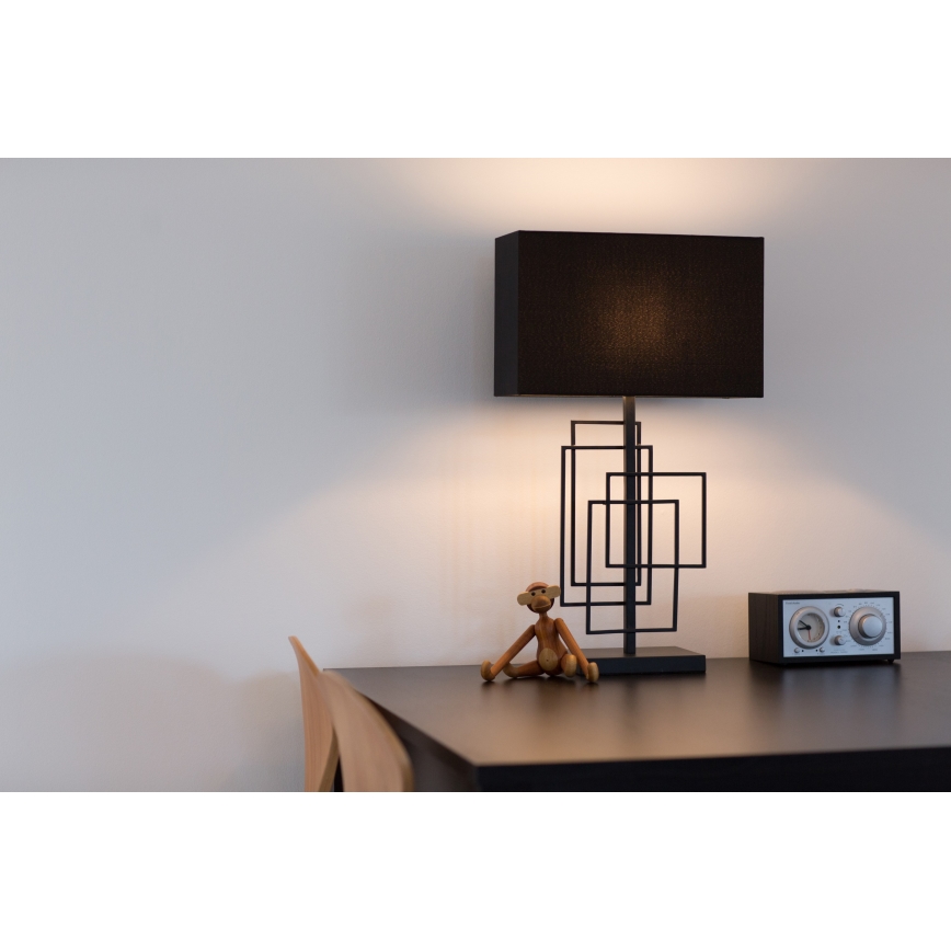 ByRydens - Galda lampa PARAGON 1xE27/5W/230V melna