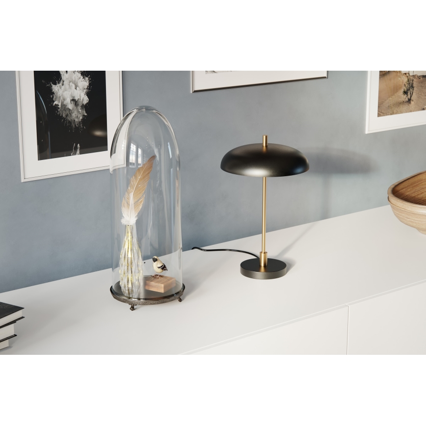ByRydens - Galda lampa SHELBY 3xG9/5W/230V melna/zelta
