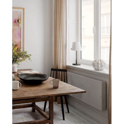 ByRydens - Galda lampa LUMI 1xE27/8W/230V balta/melna 48,5 cm