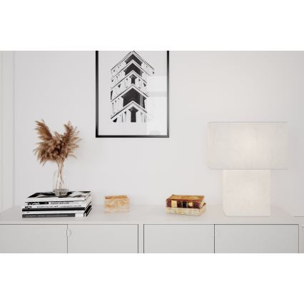 ByRydens - Galda lampa iSQUARE 1xE27/8W/230V balta