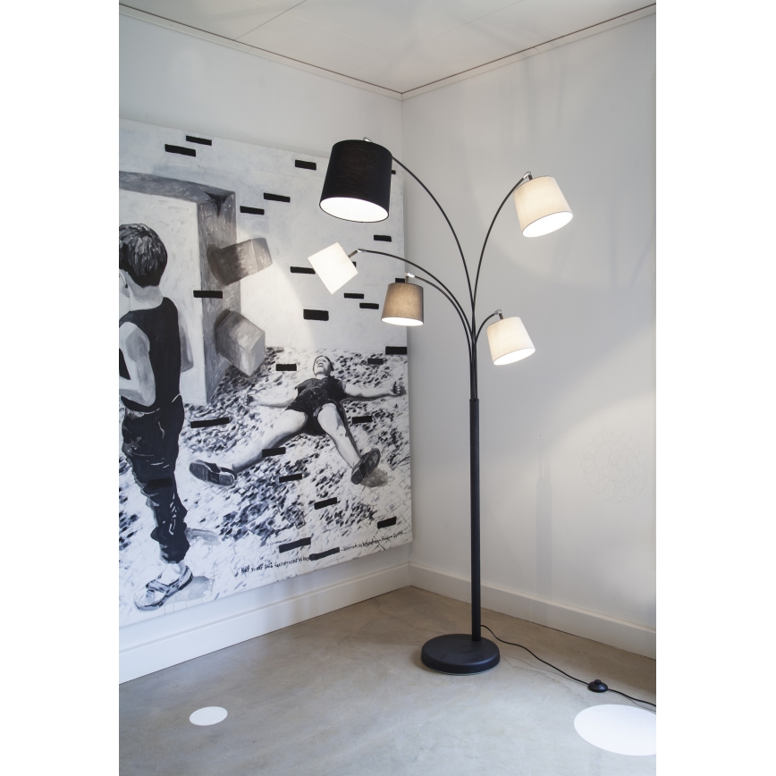 ByRydens - Grīdas stāvlampa FOGGY 5xE14/5W/230V