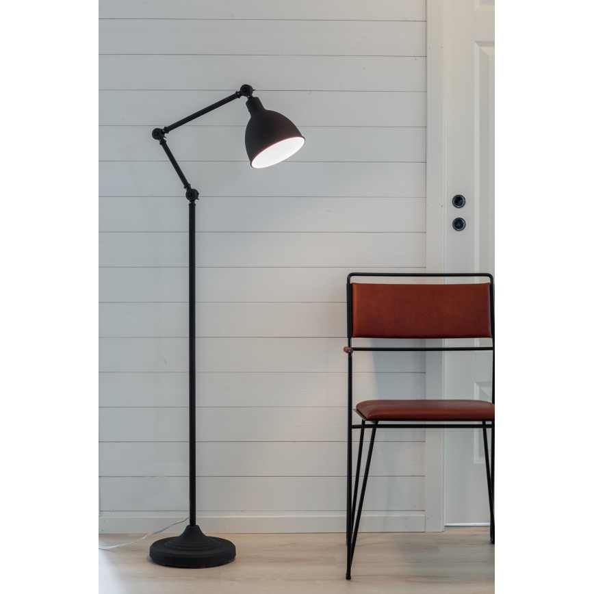 ByRydens - Grīdas stāvlampa BAZĀRS 1xE27/5W/230V melna