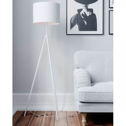 ByRydens - Grīdas lampa RINA 1xE27/5W/230V balta