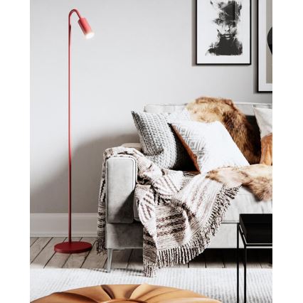 ByRydens - Grīdas lampa CURVE 1xGU10/7W/230V sarkana