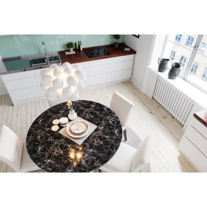 ByRydens - Lustra ar auklu GROSS 8xG9/4W/230V balta d. 50 cm