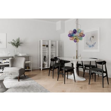 ByRydens - Lustra ar auklu GROSS 8xG9/4W/230V krāsaina d. 50 cm